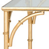 Rico Coffee Table Gold/ Tempered Glass Top