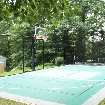 Backyard Basketball Courts in Medfield