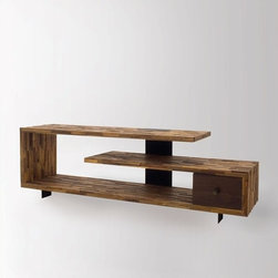 Jonah Reclaimed Wood TV Console Table - Entertainment Centers And Tv Stands