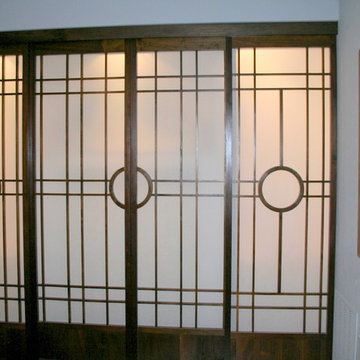 Black walnut soji doors