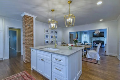 Inspiration for a craftsman kitchen remodel in Oklahoma City