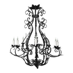 CH-188 Hand Forged Iron Chandelier Designs - Chandeliers