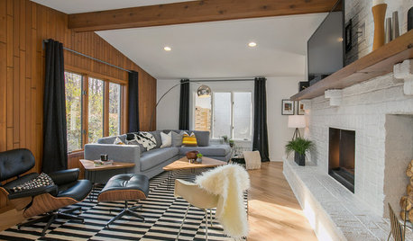 Houzz Tour: Midcentury Home in Michigan Finds New Life