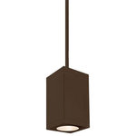 WAC Lighting - WAC Lighting Cube Architectural - 4.5" 27W 4000K 85CRI 33 1 LED Pendant - The latest energy efficient LED technology in an aCube Architectural 4 Bronze Clear Glass *UL: Suitable for wet locations Energy Star Qualified: YES ADA Certified: n/a  *Number of Lights: Lamp: 1-*Wattage:27w LED bulb(s) *Bulb Included:Yes *Bulb Type:LED *Finish Type:Bronze