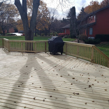 Re-Deck with Pressure Treated Pine & add solid skirting in Hawthorne Woods, IL