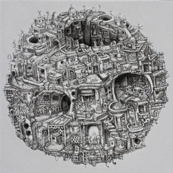 Black Hole 2 by Alexis Duque in Structured Spaces - Artwork