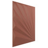 Aire EnduraWall Decorative 3D Wall Panel, 19.625"Wx19.625"H, Champagne Pink