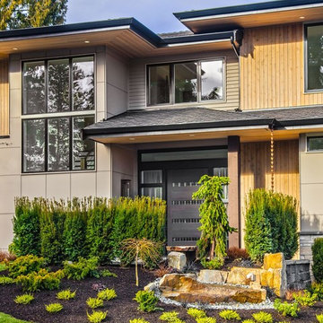 Transitional Custom Home in Bellevue