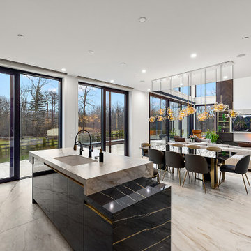 Modern Home in Farmland Setting