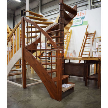 Готовая деревянная лестница ЛС-04