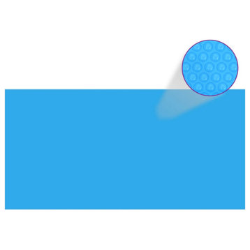 Vidaxl Rectangular Pool Cover 472.4"x236.2" Pe Blue