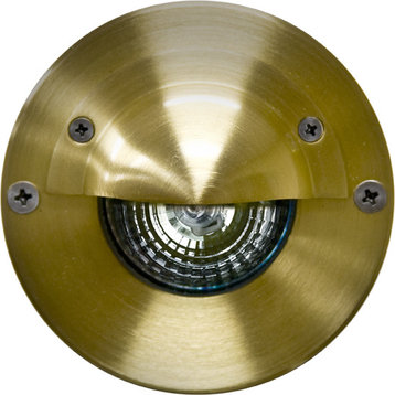 Dabmar Lighting Solid Brass In-Ground Well Light With Eyelid
