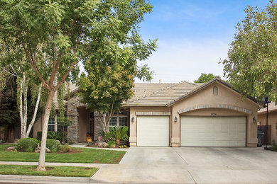 Example of a classic exterior home design in Other