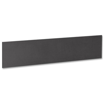 Lorell Essentials Hutch Tack Board, 16.5"X64.5", Black Fabric