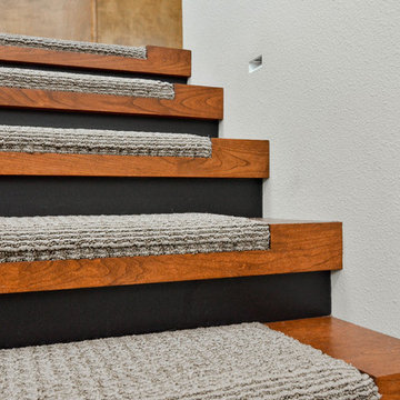 modern steps - beaverton staircase remodel