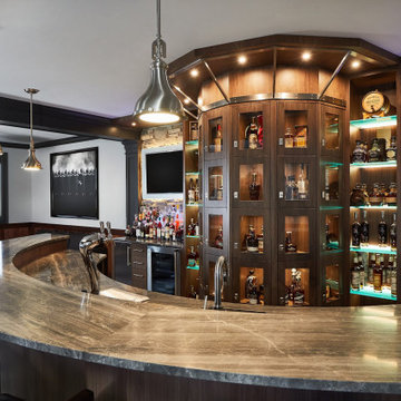 Custom Bourbon Cabinet