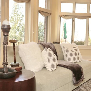 TENAFLY NJ FAMILY ROOM STAGED