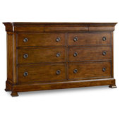 Furniture of America Louis Philippe Black Dressers Cherry