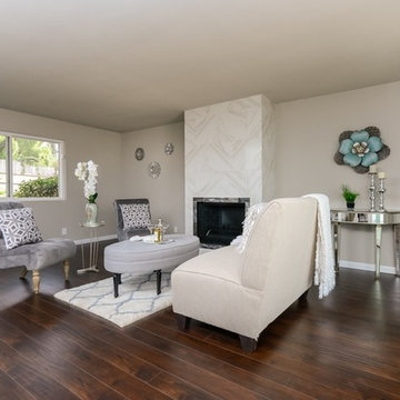 Living Room Before and After