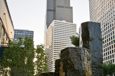 Trendy exterior home photo in Chicago