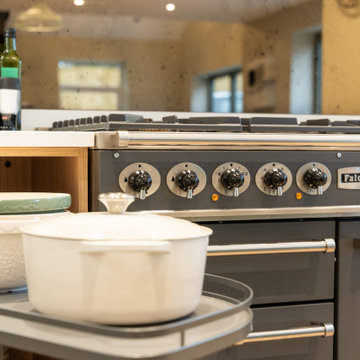 Limestone & Jade Shaker Kitchen in Sway