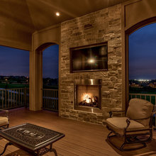 TV over fireplace