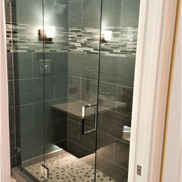 Frameless Glass Hinged Shower Doors
