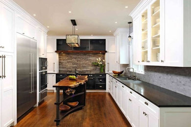 Inspiration for a contemporary kitchen remodel in Baltimore