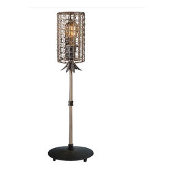 Maya 4" Table Lamp | Chrome - Table Lamps
