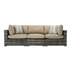 Cape Town II 3-pc. Outdoor Modular Sectional Sofa - Outdoor Sofas