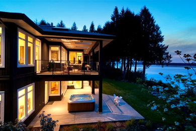 Inspiration for a modern exterior home remodel in Other