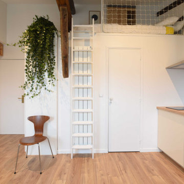 Aménagement d'intérieur d'un Studio parisien 18m2