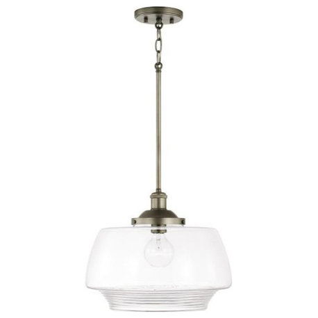 Capital Lighting 342211GR Miller - 1 Light Pendant