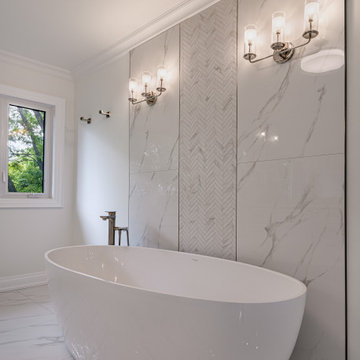 Ensuite and Shared Bathroom Renovation in Kleinburg