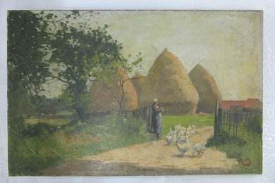 restauration d'un paysage campagnard