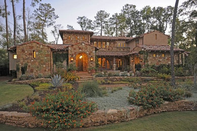 Inspiration for a mediterranean landscaping in Houston.