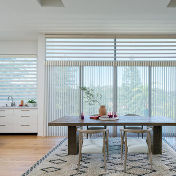 PIROUETTE® WINDOW SHADINGS Fabric/Material: Stria  Color: Sand Shimmer