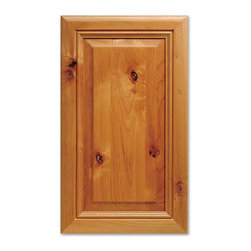 Malibu Cabinet Door from CabinetNow.com shown in Rustic Alder - Kitchen Cabinetry
