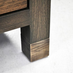 The Bronze Banded Console - Console Tables