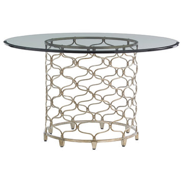 Bollinger Round Dining Table With 54" Glass Top