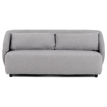 Divani Casa Lerner Modern Light Grey Fabric Sofa Bed