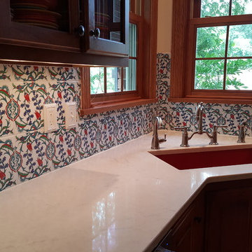 Colorful Kitchen Remodel