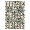 Accent Rug in Light Blue and Ivory
