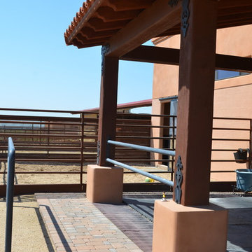 Horse barn and facilities on Happy Valley
