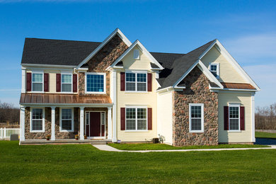 Example of a classic exterior home design in New York