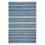 Capel Rugs - Oxfordshire Hand Woven Area Rug, Navy Blue, 8'x10' - Capel�s Oxfordshire collection is hand woven in India. This New Zealand wool and Indian wool blend results in a relaxed, textural design meant for years of enjoyment. Subtle striations of organic colors enhance the appeal of these understated beauties.
