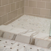 mosaic floor tile_elongated shape