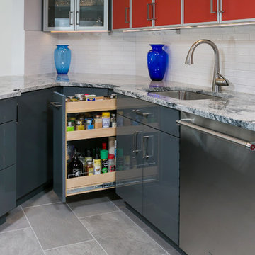 Princeton, NJ - Compact Kitchen Remodel featuring Crystal Cabinets