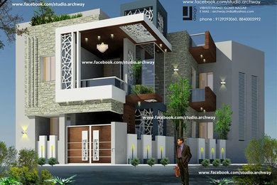 Residence of mr. faizal at lucknow.