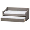 Barnstorm Modern and Contemporary Gray Fabric Upholstered Daybed
